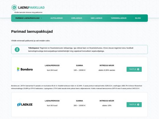 laenupakkujad.com